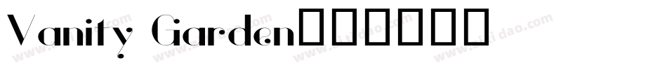 Vanity Garden字体转换